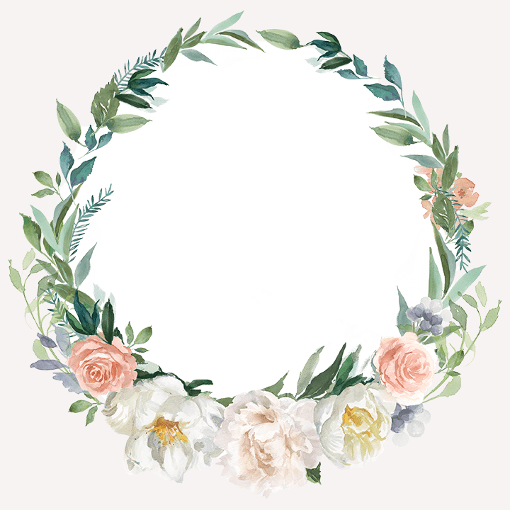 Floral Mask Frame